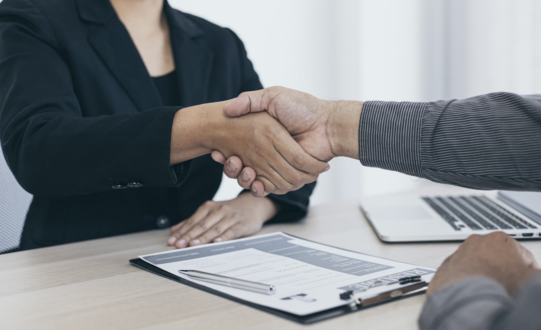 Professional recruiter in office setting